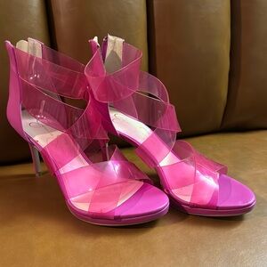 Jessica Simpson pink heels